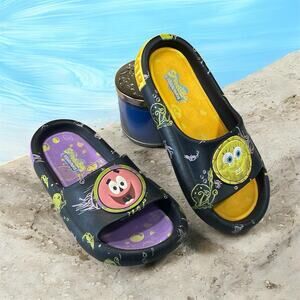 Sponge Bob Square Pants/Patrick Star Slide Sandals Men’s Size 7 Ground Up Casual